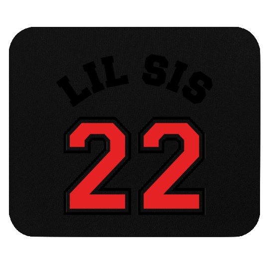 Lil Sis 2022 Little Sister Baby Family Birth Child Mouse Pads