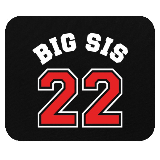Big Sis 2022 - Big Sister Baby Family Birth Girl Mouse Pads