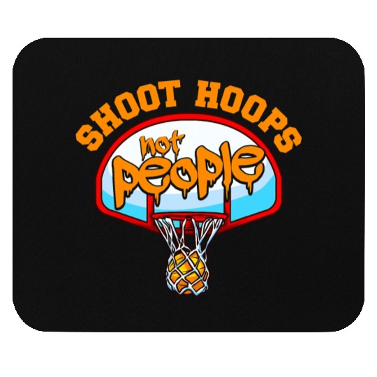Shoot Hoops Not People Gun Control Basketball Funn Mouse Pads