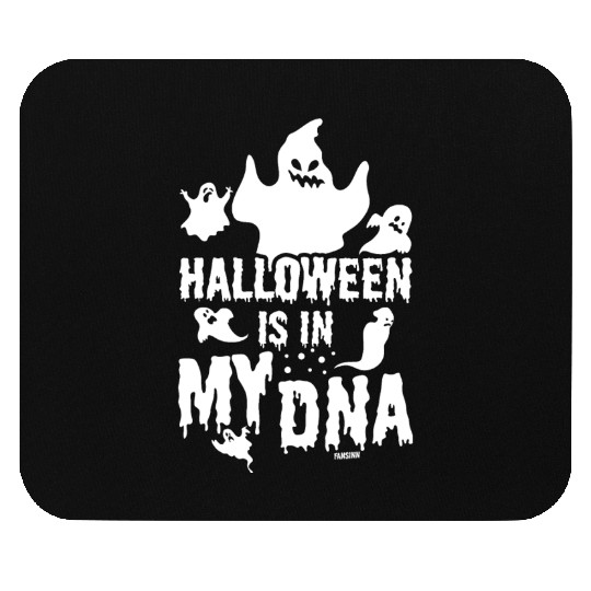 Funny Halloween saying with ghosts Mouse Pads