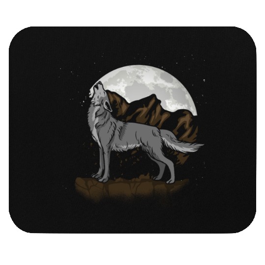 Wolf Terrain Mouse Pads