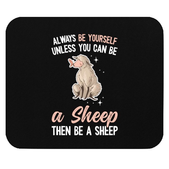 Cute Lamb Saying - Farmer & Sheep Mouse Pads