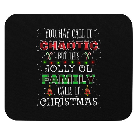 Funny Family Christmas Matching Pajamas Buffalo Mouse Pads