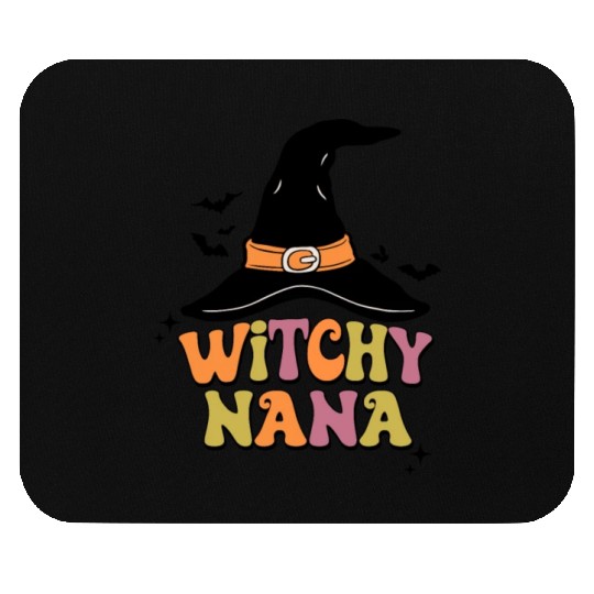 Witchy Mama Halloween Grandma Mouse Pads