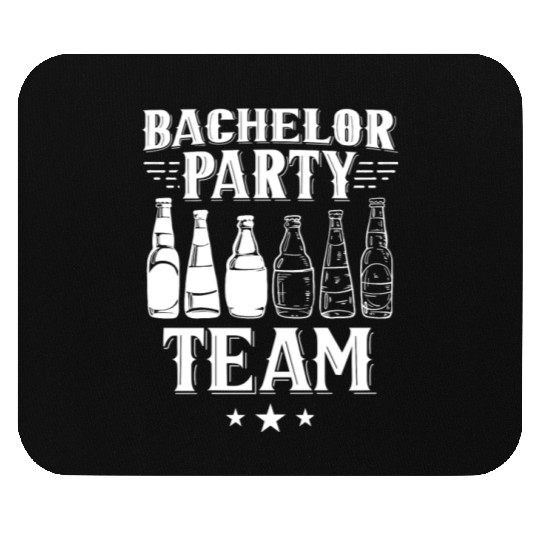 Bachelor Party Team Bride Groom Mouse Pads