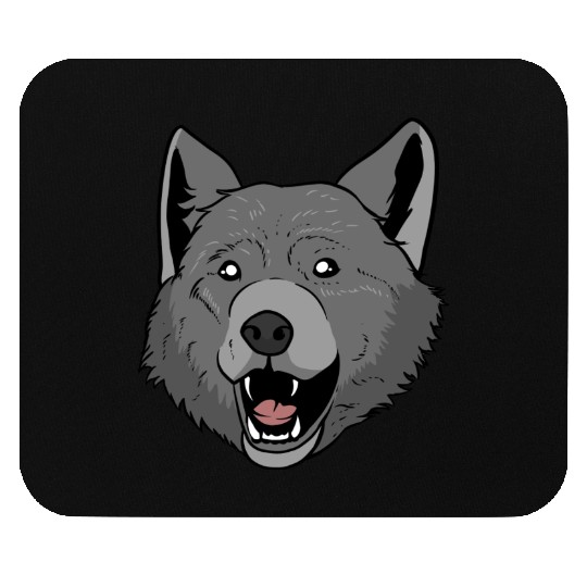 Wolf Head Mouse Pads