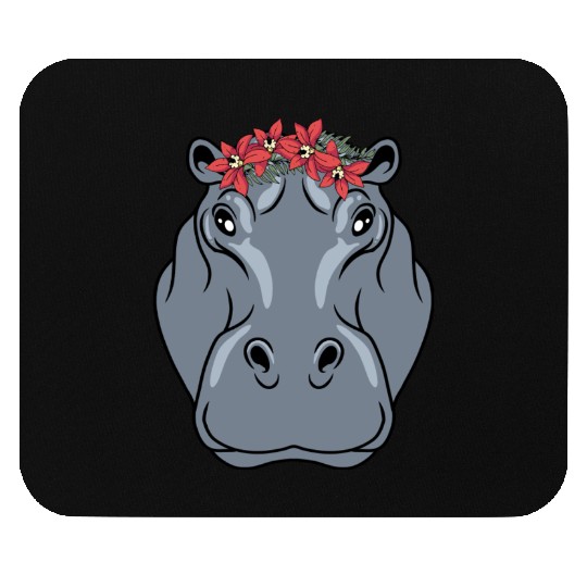 She is Hippo Mouse Pads