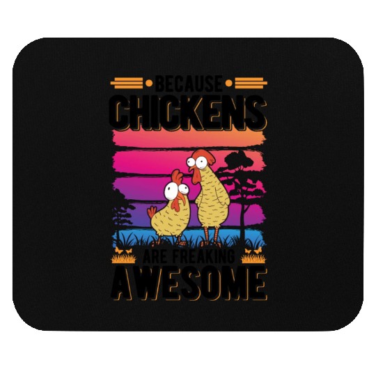 Chickens Farmer Chicken Coop Mouse Pads