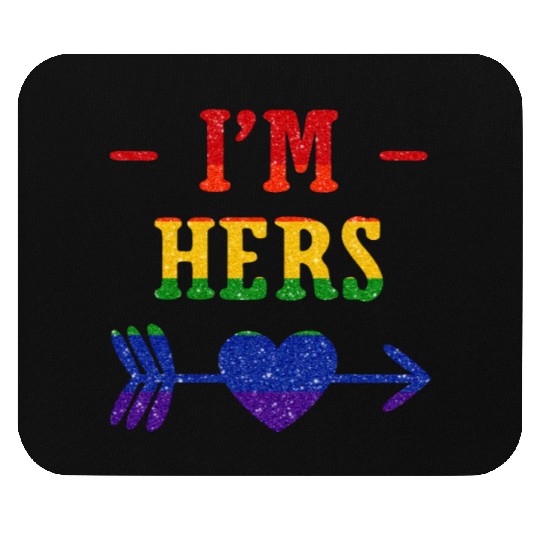 I'm Hers Lesbian Couple Matching Mouse Pads