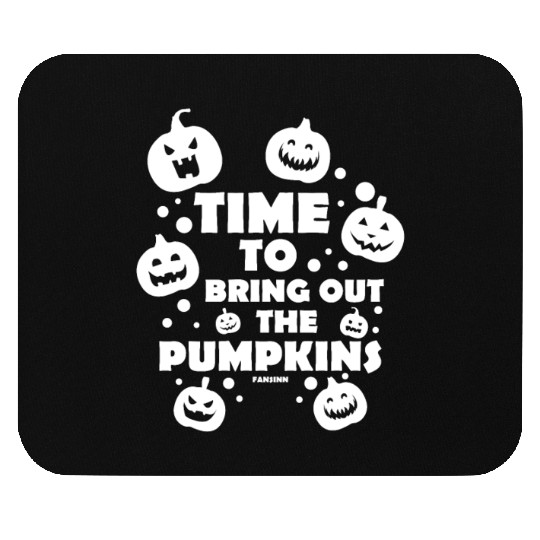 Pumpkin face Mouse Pads