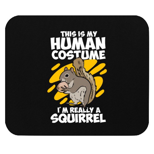 Cute Rodent Squirrels Squirrel Human Costume Mouse Pads
