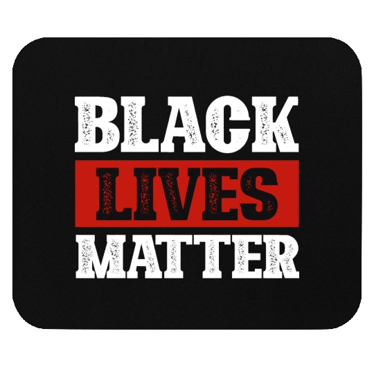 Black Lives Matter. American. African. Black Truth Mouse Pads