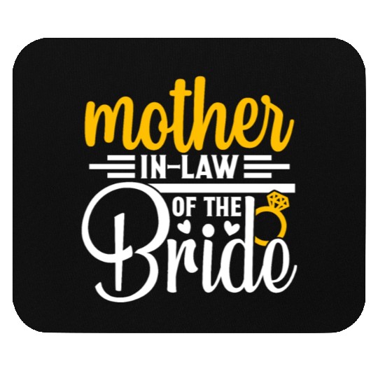 Mother in Law Of The Bride Wedding Party Matching Mouse Pads