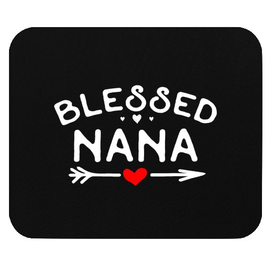 Blessed Nana Heart Arrow Sweet Grandmother s Gift Mouse Pads