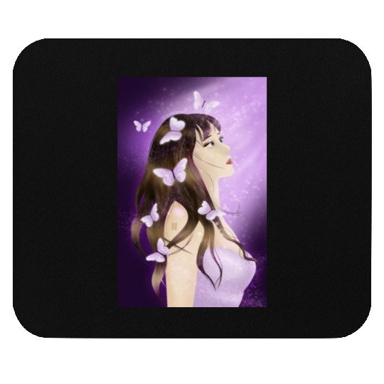 BTS Butterfly Fan Girl Mouse Pads