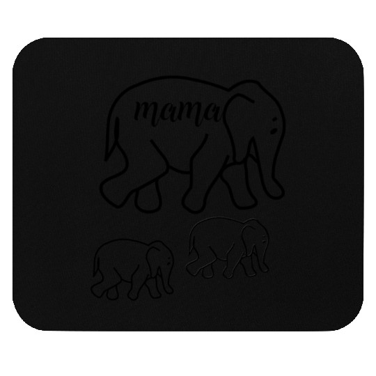Mama Elephant Mouse Pads Cute