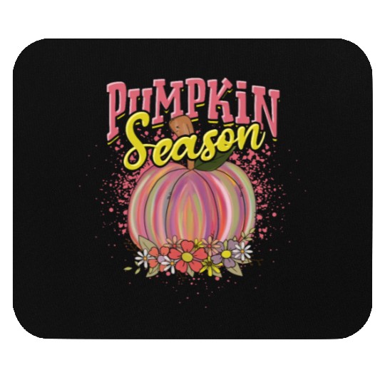 Pumpkin Season - jack-o-lantern Mouse Pads