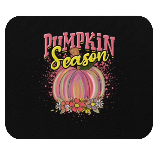 Pumpkin Season - jack-o-lantern Mouse Pads