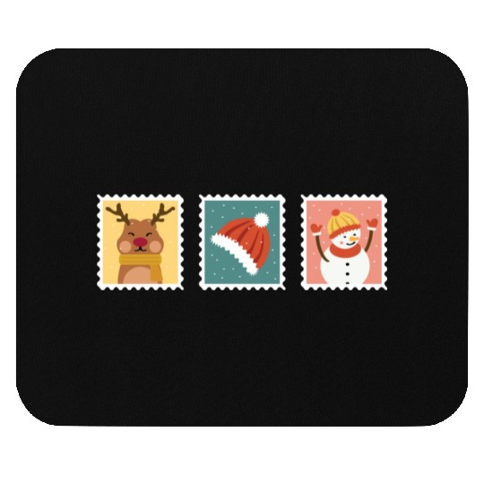 Christmas Stamp Postal Worker Gift Mouse Pads