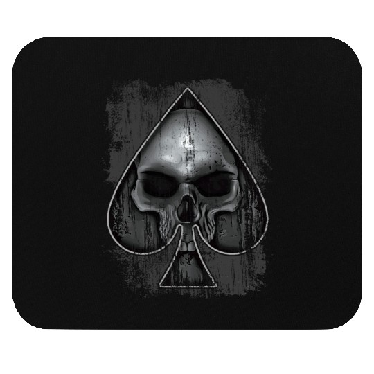 Heavy Metal Punk Poker Skull Mouse Pads