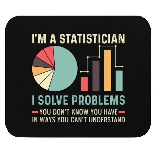 I Solve Problems Math Teacher Gift Mouse Pads