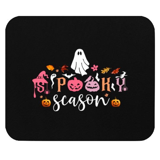 Funny Halloween Retro Spooky Season Mouse Pads