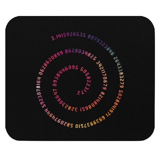 3.14 Pi Colorful Circle Math Mouse Pads