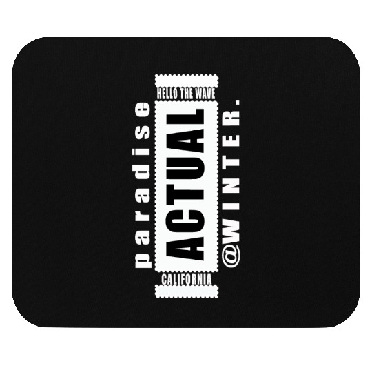 California winter paradise Mouse Pads