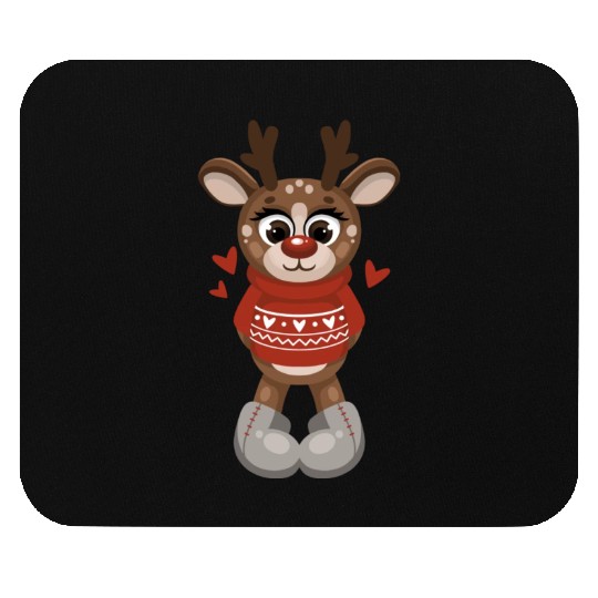 Christmas Deer Mouse Pads