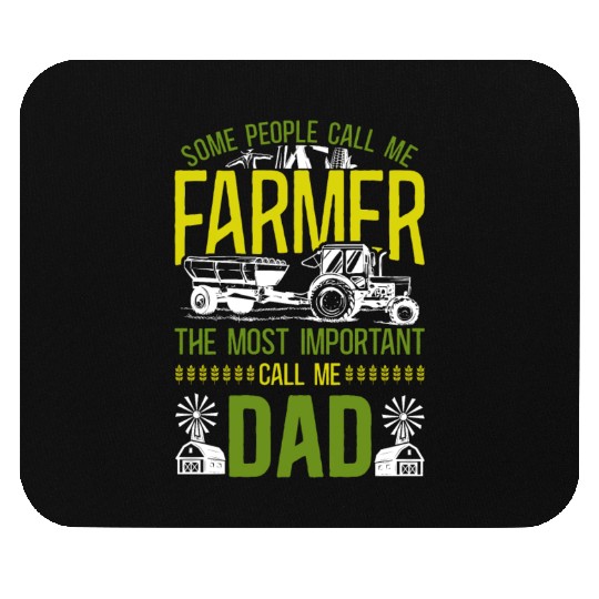 Farming Farmer Dad Father Tractor Mouse Pads