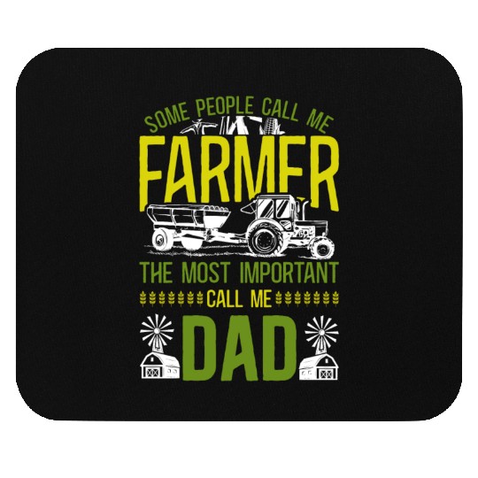 Farming Farmer Dad Father Tractor Mouse Pads