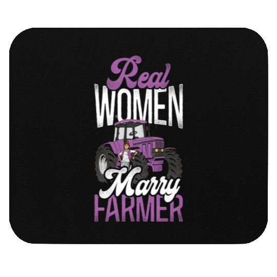 Farming Farmer Husband Wife Mouse Pads