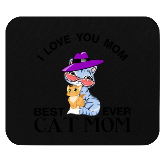 best cat mom ever Mouse Pads