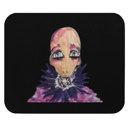 Glamorous baby in violet. Mouse Pads