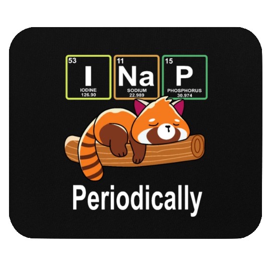 I Nap Red Panda Mouse Pads