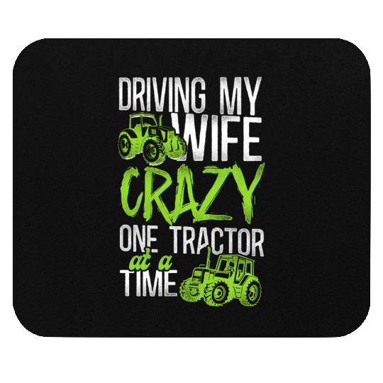 Farming Farmer Husband Tractor Mouse Pads