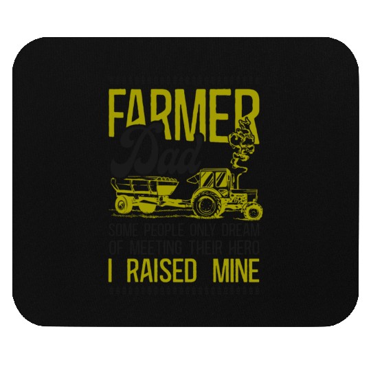 Farming Farmer Dad Father Tractor Mouse Pads