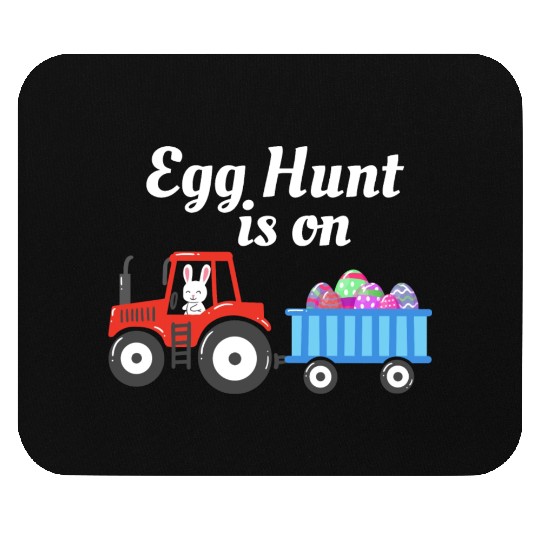 Egg Hunt is On Easter Sunday Christian Holiday Mouse Pads