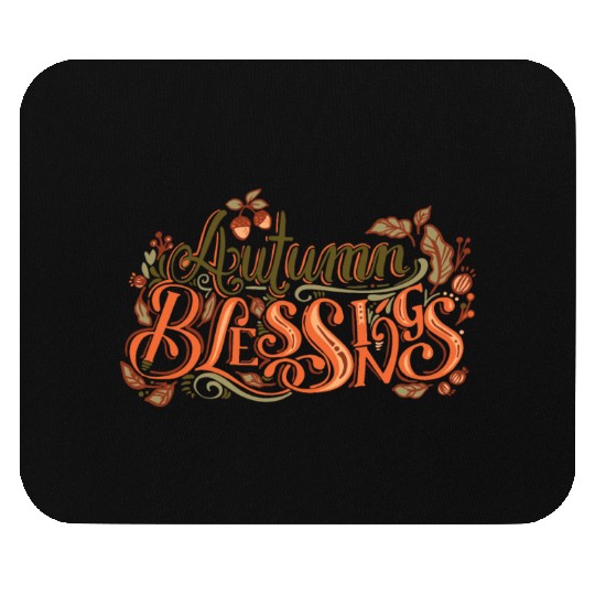 autumn blessings Mouse Pads
