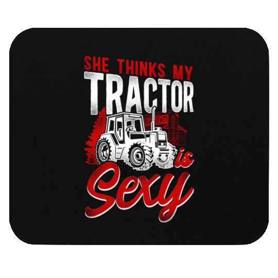 Farming Farmer Tractor Tractor Mouse Pads