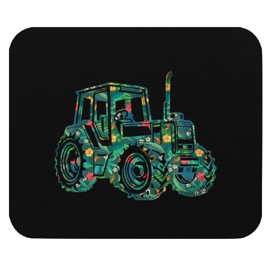 Farming Farmer Flower Floral Mouse Pads