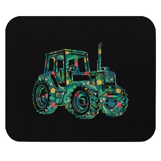 Farming Farmer Flower Floral Mouse Pads