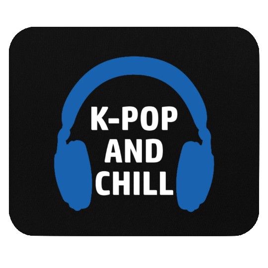 K-pop and Chill Saranghae Korean pop music Mouse Pads