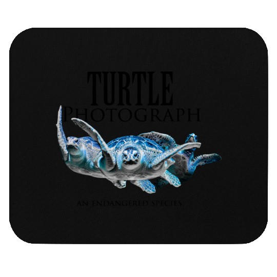 Turtle photograph Mouse Pads