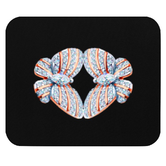 Jewelry Butterfly Mouse Pads