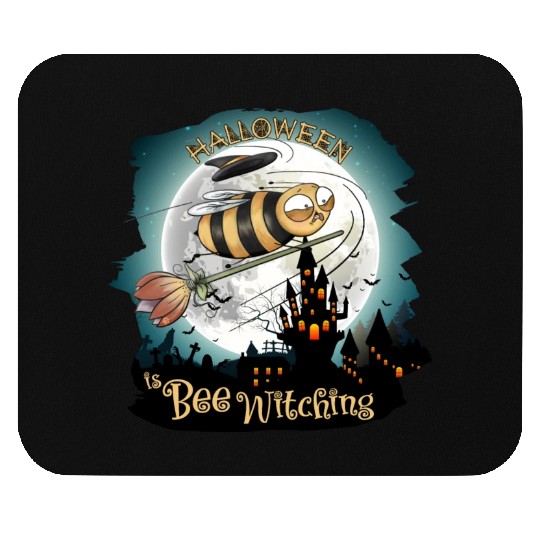 Halloween is Bee Witching Mouse Pads