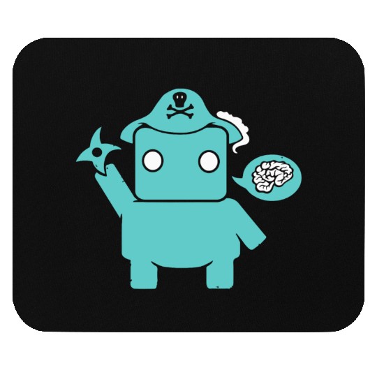 Ninja Pirate Robot Zombie Mouse Pads