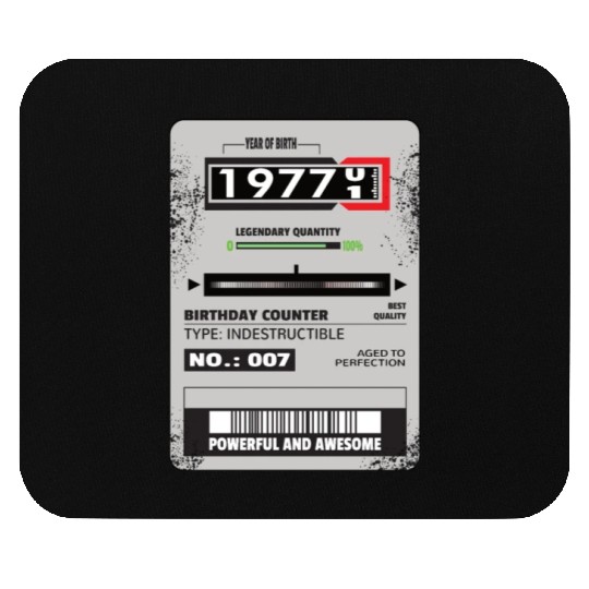 electricity meter birthday 1977 electrician gift Mouse Pads