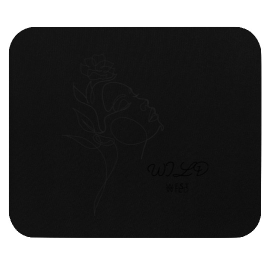 Wild west (face) Mouse Pads