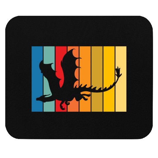 Dragon Rainbow Mouse Pads